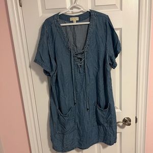 denim dress with pockets - forever 21 - 3X
